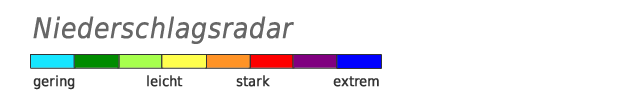 DWD Legende Niederschlagsradar